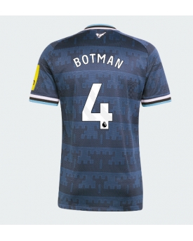 Newcastle United Sven Botman #4 Maglia Gara Trasferta Repliche 2026-27 Maniche Corte